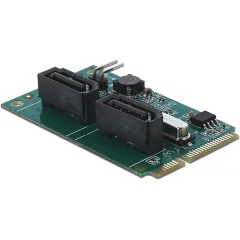 Delock Mini PCIe átalakító 2 x RAID-os SATA-hoz