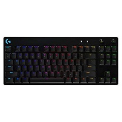 Logitech G PRO USB angol (US) gaming billentyűzet fekete (GX Blue Switch)