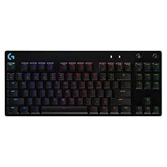 Logitech G PRO USB angol (US) gaming billentyűzet fekete (GX Blue Switch)