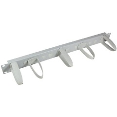 Logilink 19" Cable Manager 1U, rotating hooks, grey