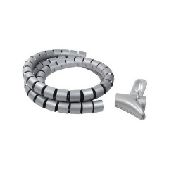 Logilink Cable Spiral Wrapping Band 1500*28 mm, silver