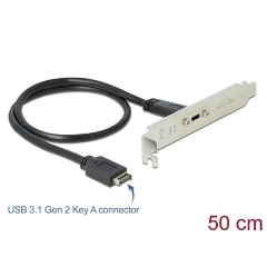Delock Csatlakozó aljzat 1 x USB Type-C? porttal
