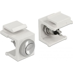 Delock Keystone nyomógomb/kapcsoló fehér