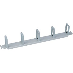 Logilink 19" Cable Organizer 1U w. plastic brackets, grey