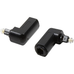 LogiLink Toslink -> Toslink M/F adapter fekete 90°
