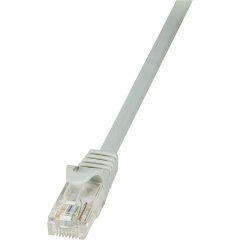 LogiLink Econline RJ45 CAT5e U/UTP -> RJ45 CAT5e U/UTP M/M adatkábel 1.5m szürke