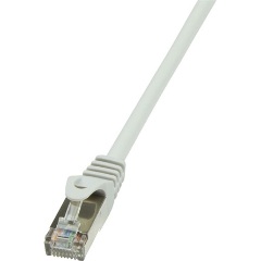 LogiLink Econline RJ45 CAT6 F/UTP -> RJ45 CAT6 F/UTP M/M adatkábel 15m szürke