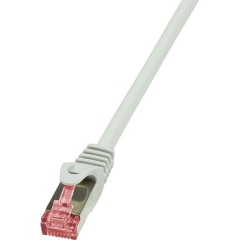 LogiLink PrimeLine RJ45 CAT6 S/FTP -> RJ45 CAT6 S/FTP M/M adatkábel 50m szürke