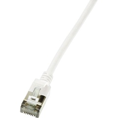 LogiLink SlimLine RJ45 CAT6A U/FTP -> RJ45 CAT6A U/FTP M/M adatkábel 5m lila