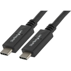 StarTech USB-C 3.1 Gen1 -> USB-C 3.1 Gen1 M/M adatkábel 1m fekete 5Gbps