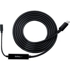 StarTech USB-C -> DisplayPort 1.2 video kábel 3m fekete DP Alt Mode