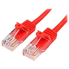 StarTech RJ45 CAT5e UTP -> RJ45 CAT5e UTP M/M adatkábel 7m piros