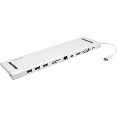 Sandberg All-in-1 USB-C dokkoló ezüst-fehér