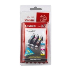 Canon CLI-521 C/M/Y MULTIPACK BLISTER COLOUR tintapatron 3-color