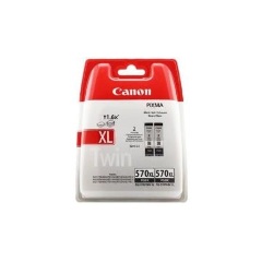 Canon PGI-570XL BK TWIN BL SEC BLISTER WITH SECURITY tintapatron fekete