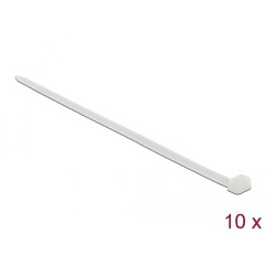 Delock Kábelkötegelő 1020 x 9 mm (H x Sz), 10 darab fehér