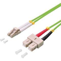 LogiLink LC/UPC duplex -> SC/UPC duplex M/M adatkábel 1m zöld OM5, 50/125µ