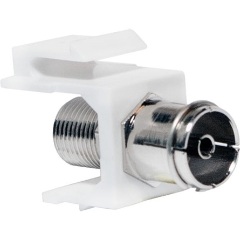 Logilink Keystone Coupler IEC female > F-Type female