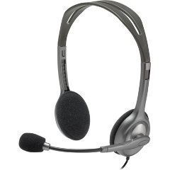 Logitech H110 fejhallgató headset ezüst