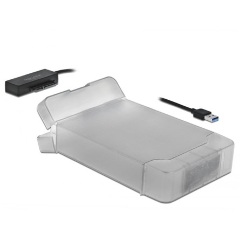 Delock USB A-típusú - SATA átalakító 3.5? védő borítóval