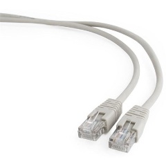 Gembird RJ45 CAT5e UTP RJ45 CAT5e UTP M/M adatkábel 5m szürke