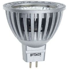 OPTONICA LED Spot izzó, MR16, 6W, meleg fehér fény, 480Lm, 2700K  SP1170