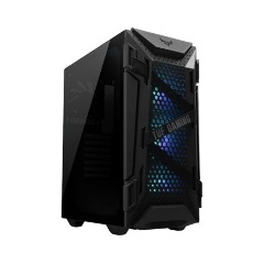 Asus TUF Gaming GT301 táp nélküli Mid Tower számítógépház fekete