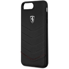 Ferrari Heritage iPhone XR tüzdelt valódi bőr kemény fekete tok