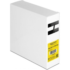 Delock Fekete, hő csökkentő csődoboz 15 m x 2,4 mm