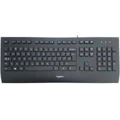 Logitech K280e USB cseppálló angol (US) billentyűzet fekete