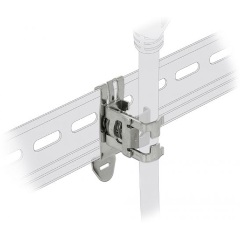Delock Árnyékoló kapocs DIN sínekhez - kábel átmérő 3 - 8 mm