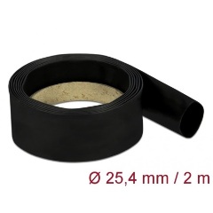 Delock Fekete, hőre szűkülő tubus 2 m x 25,4 mm méretű szűkülési aránya 4:1