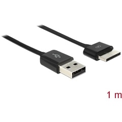 Delock USB-A 2.0 -> ASUS Eee Pad 36pin M/M adatkábel 1m fekete