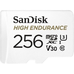 Sandisk 256GB SD micro (SDXC Class 10 UHS-I U3) High Endurance memória kártya