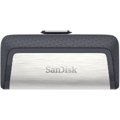 Sandisk 256GB USB3.0/Type-C Dual Drive Fekete-Ezüst (139778) Flash Drive