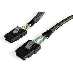 StarTech SAS mini SFF-8087 -> SAS mini SFF-8087 M/M adatkábel 1m fekete