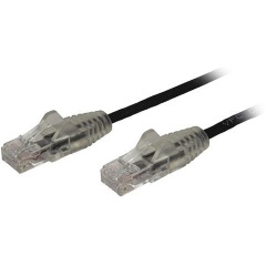 StarTech RJ45 CAT6 UTP -> RJ45 CAT6 UTP M/M adatkábel 2.5m fekete slim