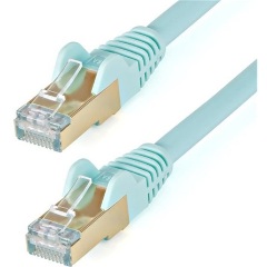 StarTech RJ45 CAT6A 10Gb STP -> RJ45 CAT6A 10Gb STP M/M adatkábel 7.5m zöld