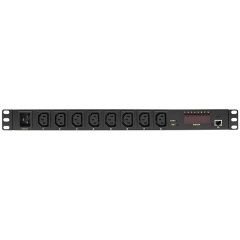 Logilink 19" PDU control unit 8 x C13, 1U, black