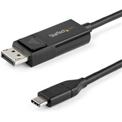 StarTech USB-C / Thunderbolt -> DisplayPort 1.2 M/M video kábel 1m fekete HBR2/HDR