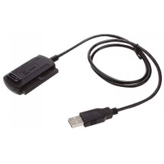 Approx APPC08 USB-A 2.0 -> IDE 2,5"/3,5" SATA adapter 0.5m fekete