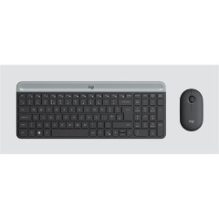 Logitech MK470 Slim vezeték nélküli angol (US) billentyűzet + egér