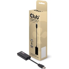 Club 3D DisplayPort 1.4 -> DisplayPort 1.4 F/F repeater fekete