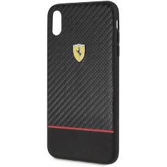 Ferrari On-Ttrack racing iPhone XS MAX karbon és puha gumi tok