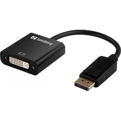 Sandberg 508-45 Displayport -> DVI-D M/F adapter 0.15m fekete