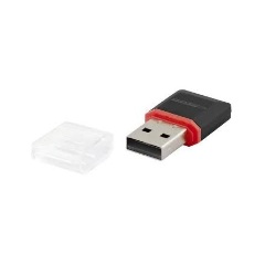 Esperanza EA134K USB2.0 microSDHC kártyaolvasó fekete