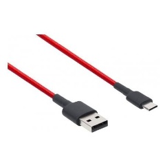 Xiaomi Mi Braided USB-C -> USB-A 2.0 M/M adatkábel 1m piros