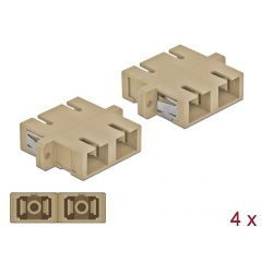 Delock SC Duplex -> SC Duplex M/M adapter bézs multi-mode OM1/OM2 ,4db