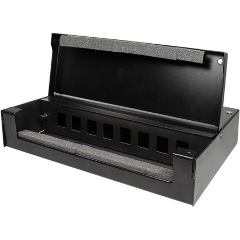 Logilink Consolidation point box for 8 or 12 keystone modules, black Logilink Consolidation point box for 8 or 12 keystone modules, black