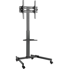 Logilink Display cart, 32"-55", height adjustable, black